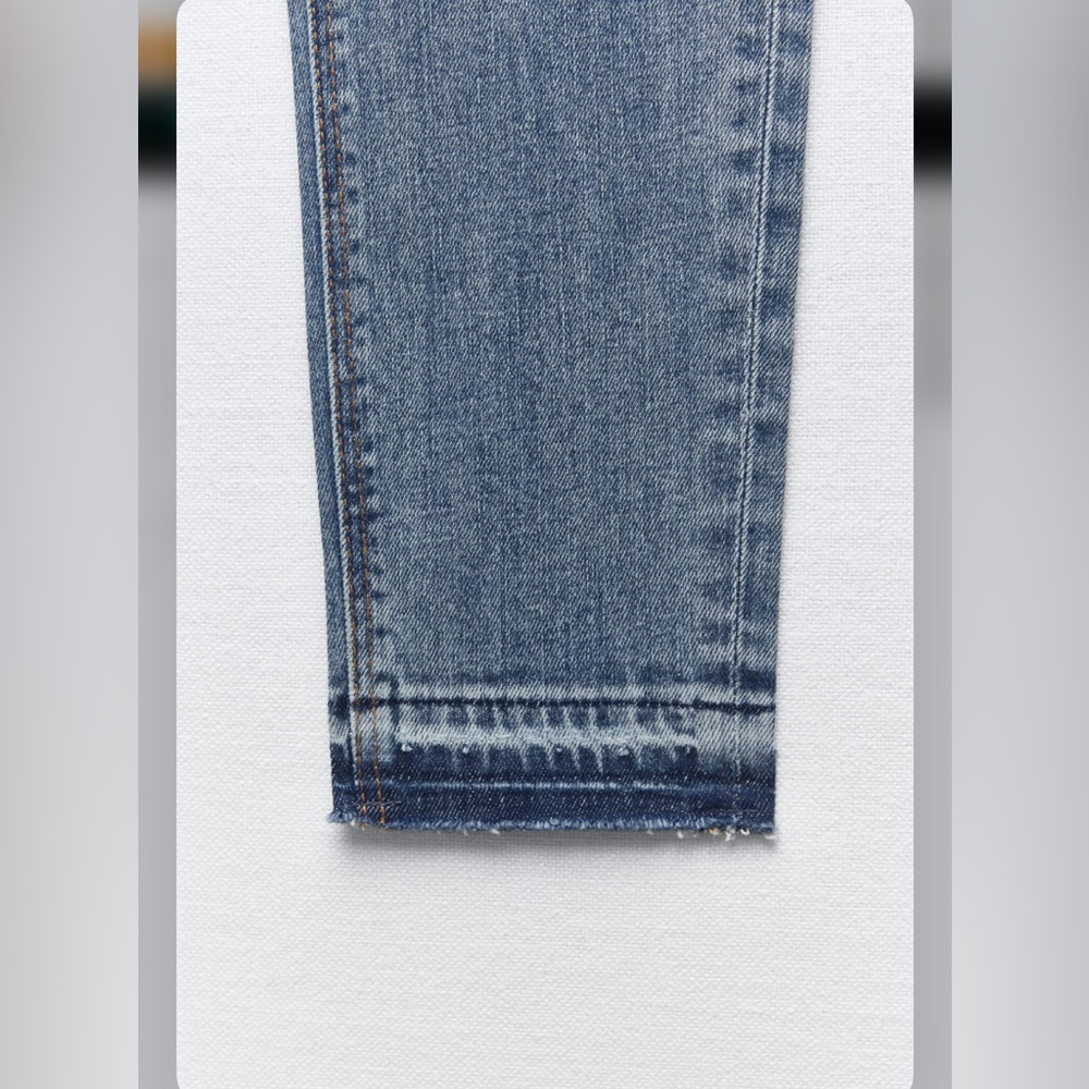 ZW MID-RISE SKINNY JEANS - Picture 7 of 7